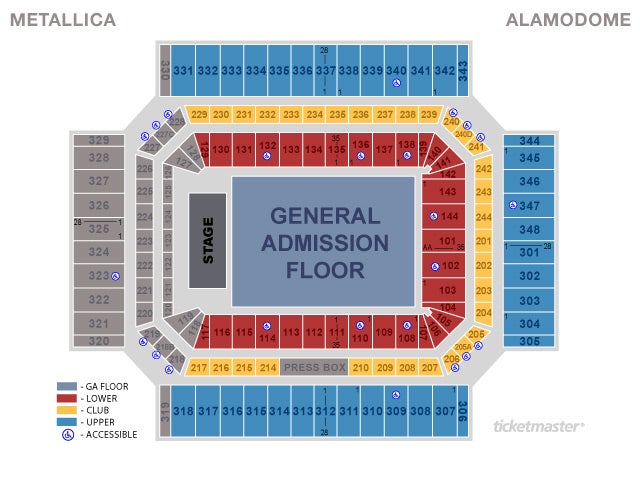 seating charts alamodome alamodome illusions theater seating chart