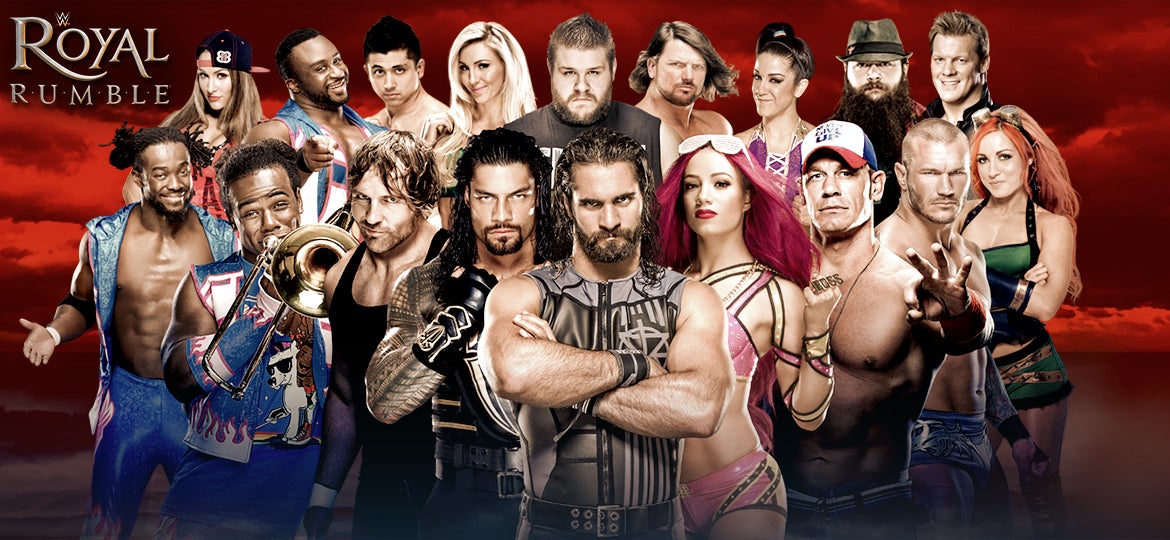 WWE 2017 ROYAL RUMBLE Alamodome
