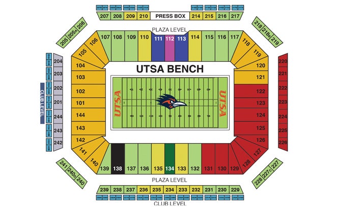 Seating Charts Alamodome