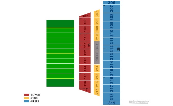 Alamo Bowl Seating Chart