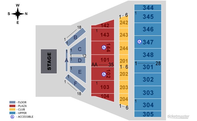 Alamo Seating Chart