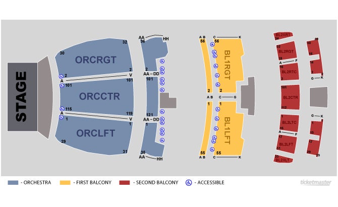 Alamo Seating Chart