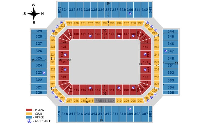 Final Four Seating Chart